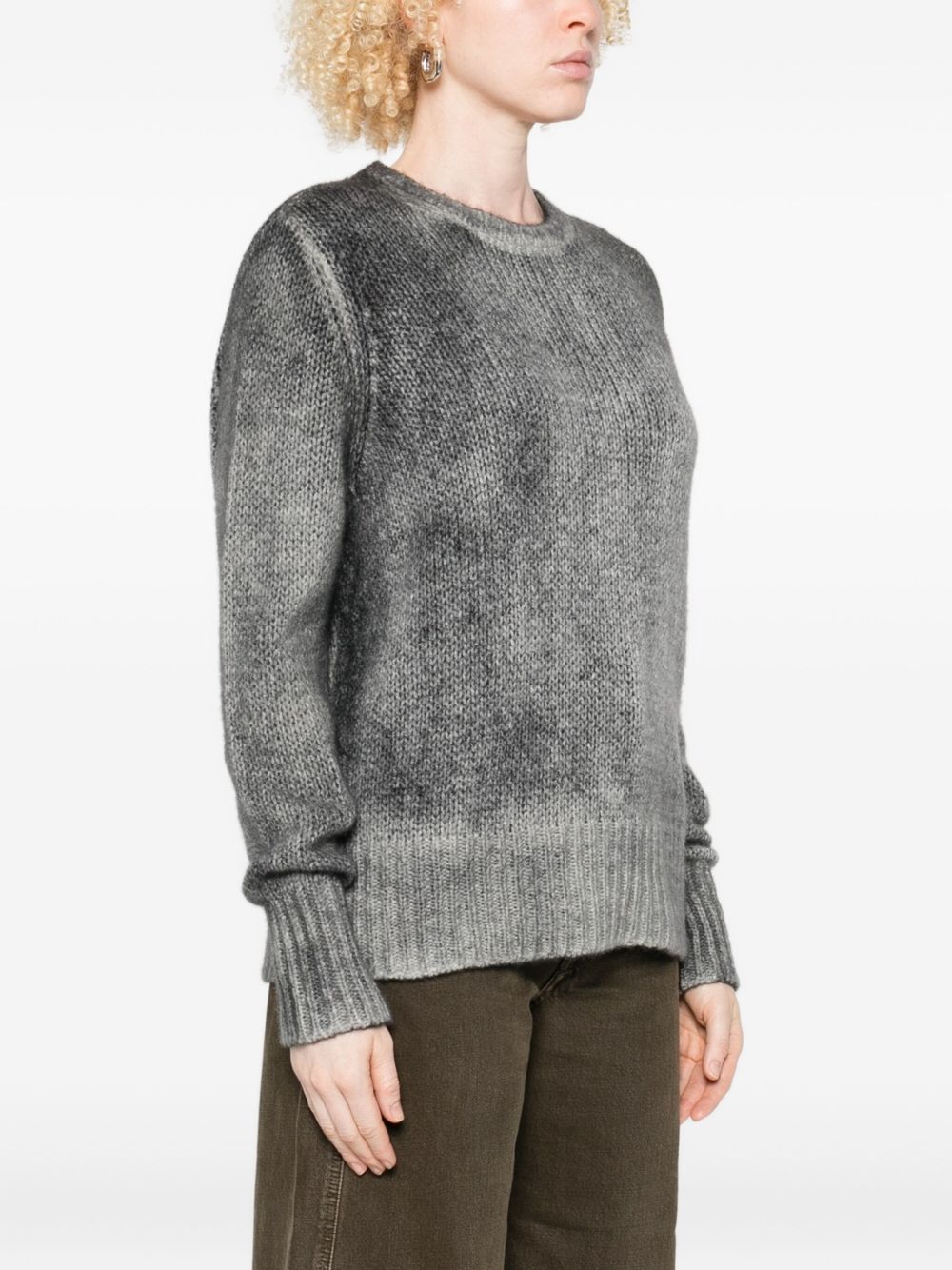 Avant Toi Cashmere Crewneck Pullover - Grey