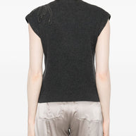 Brunello Cucinelli Cashmere Sweater Vest - Black