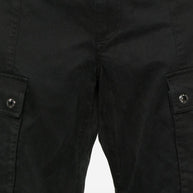 Dolce & Gabbana Black Two-cargo Pockets Hem Button-fastenings - Black