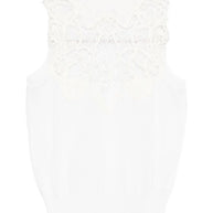 Ermanno Scervino Wool Blend Tank Top - White