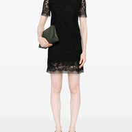 Ermanno Scervino Lace Short Dress - Black