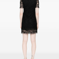 Ermanno Scervino Lace Short Dress - Black