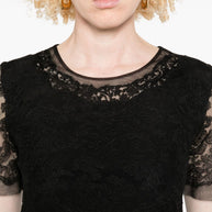 Ermanno Scervino Lace Short Dress - Black