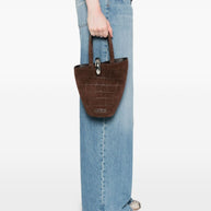 JACQUEMUS Le Petit Bambola Bucket Bag - Brown