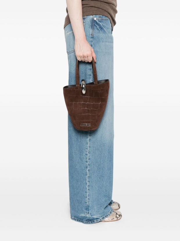 JACQUEMUS Le Petit Bambola Bucket Bag - Brown