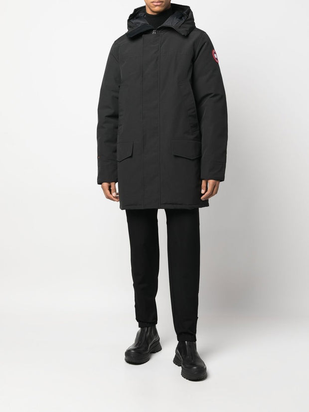 Canada Goose Langford Long Parka Coat - Black