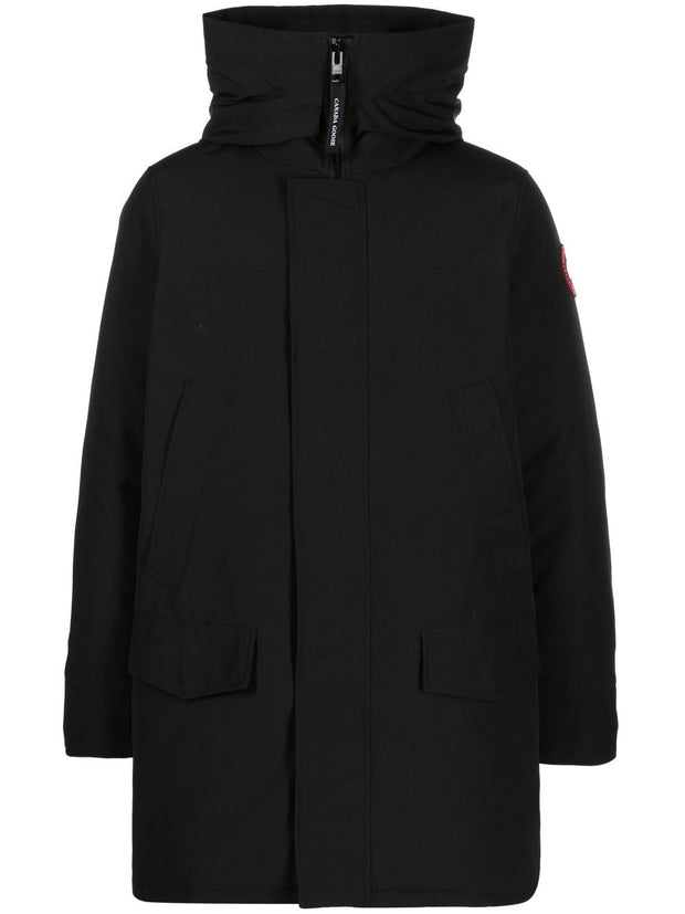 Canada Goose Langford Long Parka Coat - Black