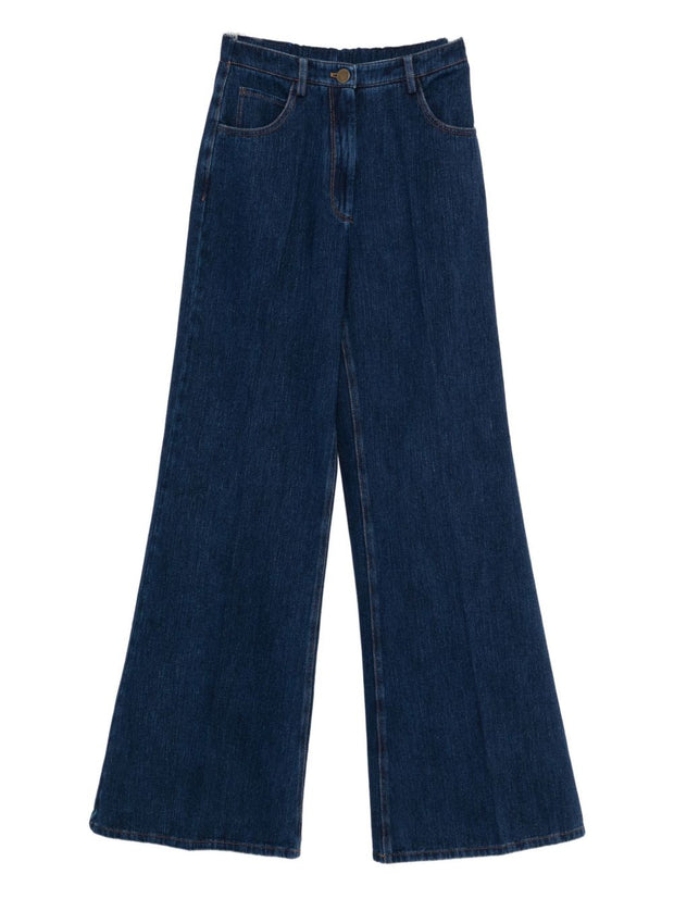 Forte Forte Flared Denim Jeans - Blue