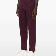 Brunello Cucinelli Cotton Trousers - Purple