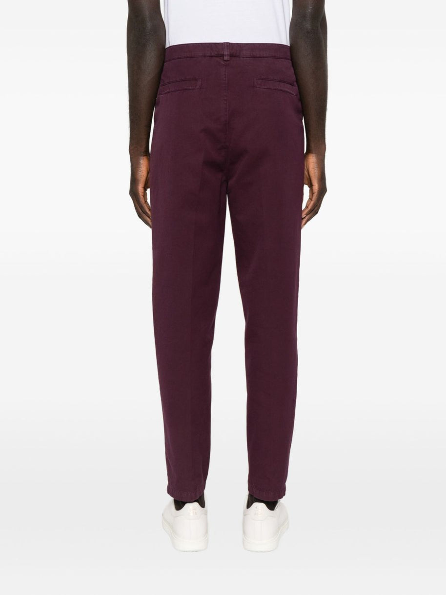 Brunello Cucinelli Cotton Trousers - Purple