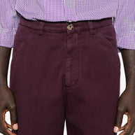 Brunello Cucinelli Cotton Trousers - Purple