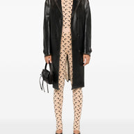 MARINE SERRE Moon Print Second Skin Top - Beige