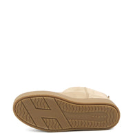 HOGAN PRE Suede Platform Ankle Boots - Beige