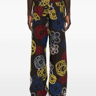 KENZO FUTURA 2000 Embroidered Wide Fit Pants