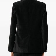 Forte Forte Velvet Double-breasted Jacket - Black