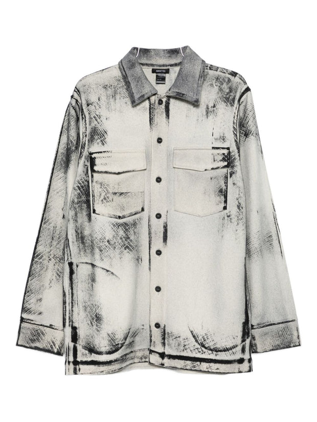 Avant Toi Wool And Cashmere Blend Shirt - White