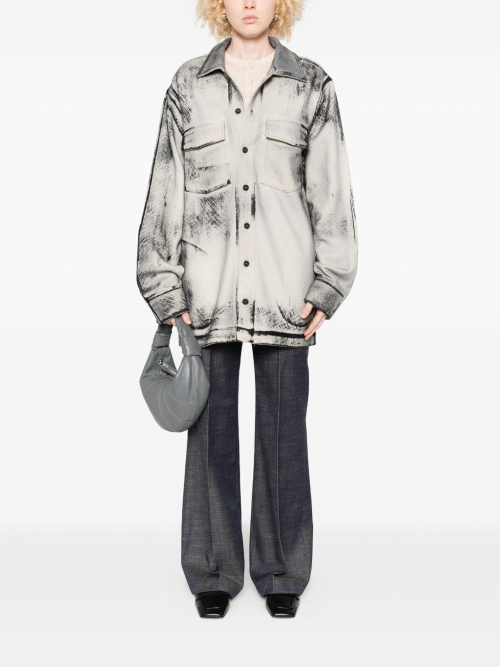 Avant Toi Wool And Cashmere Blend Shirt - White