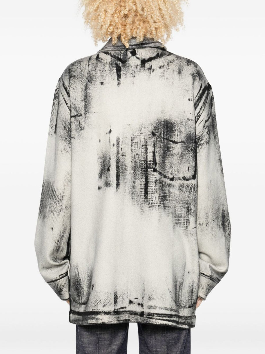 Avant Toi Wool And Cashmere Blend Shirt - White