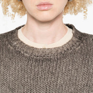 Avant Toi Cashmere Crewneck Pullover - Brown