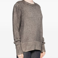 Avant Toi Cashmere Crewneck Pullover - Brown