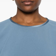 Forte Forte Satin Blouse - Clear Blue