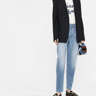 Closed Wool Blend Single-breasted Jacket Black