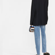 Closed Wool Blend Single-breasted Jacket Black