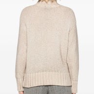 Avant Toi Cashmere Turtle-neck Sweater - Beige