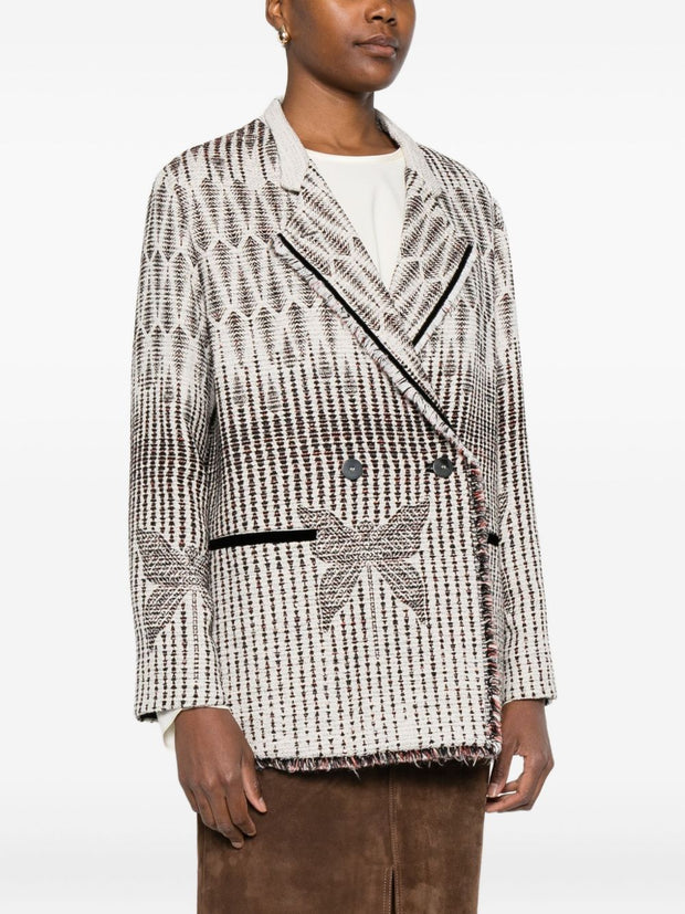 Forte Forte  Double-breasted Jacket  - Cream