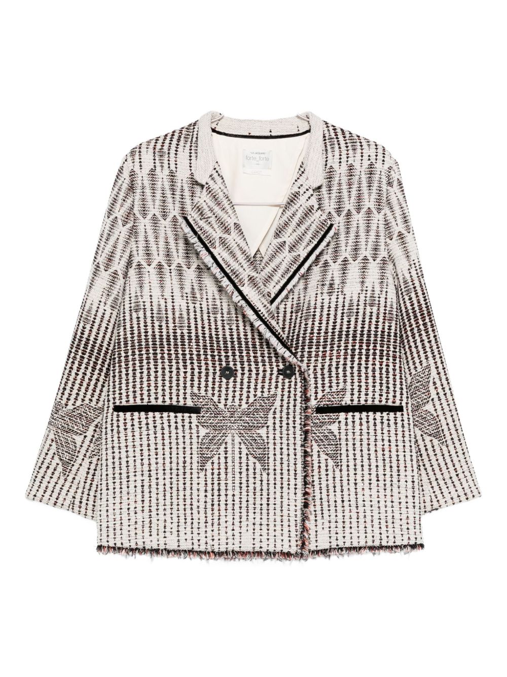 Forte Forte  Double-breasted Jacket  - Cream