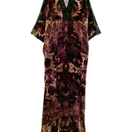 Pierre Louis Mascia Velvet Long Dress - Bordeaux