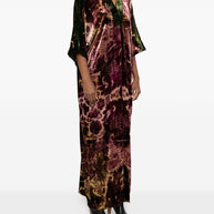 Pierre Louis Mascia Velvet Long Dress - Bordeaux