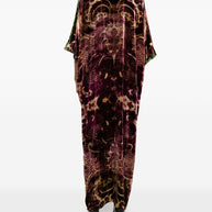 Pierre Louis Mascia Velvet Long Dress - Bordeaux
