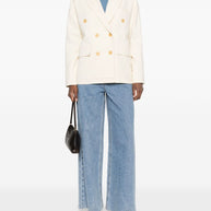 Forte Forte Double-breasted Jacket  - Beige