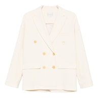 Forte Forte Double-breasted Jacket  - Beige