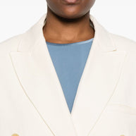 Forte Forte Double-breasted Jacket  - Beige