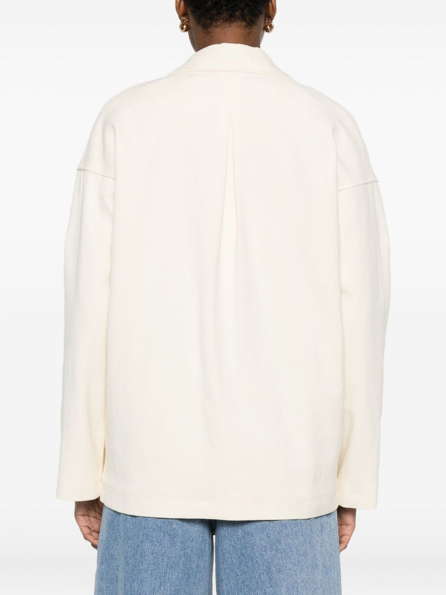 Forte Forte Double-breasted Jacket  - Beige