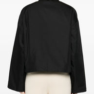 Closed Cotton Blend Bomber Jacket Black