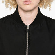 Closed Cotton Blend Bomber Jacket Black