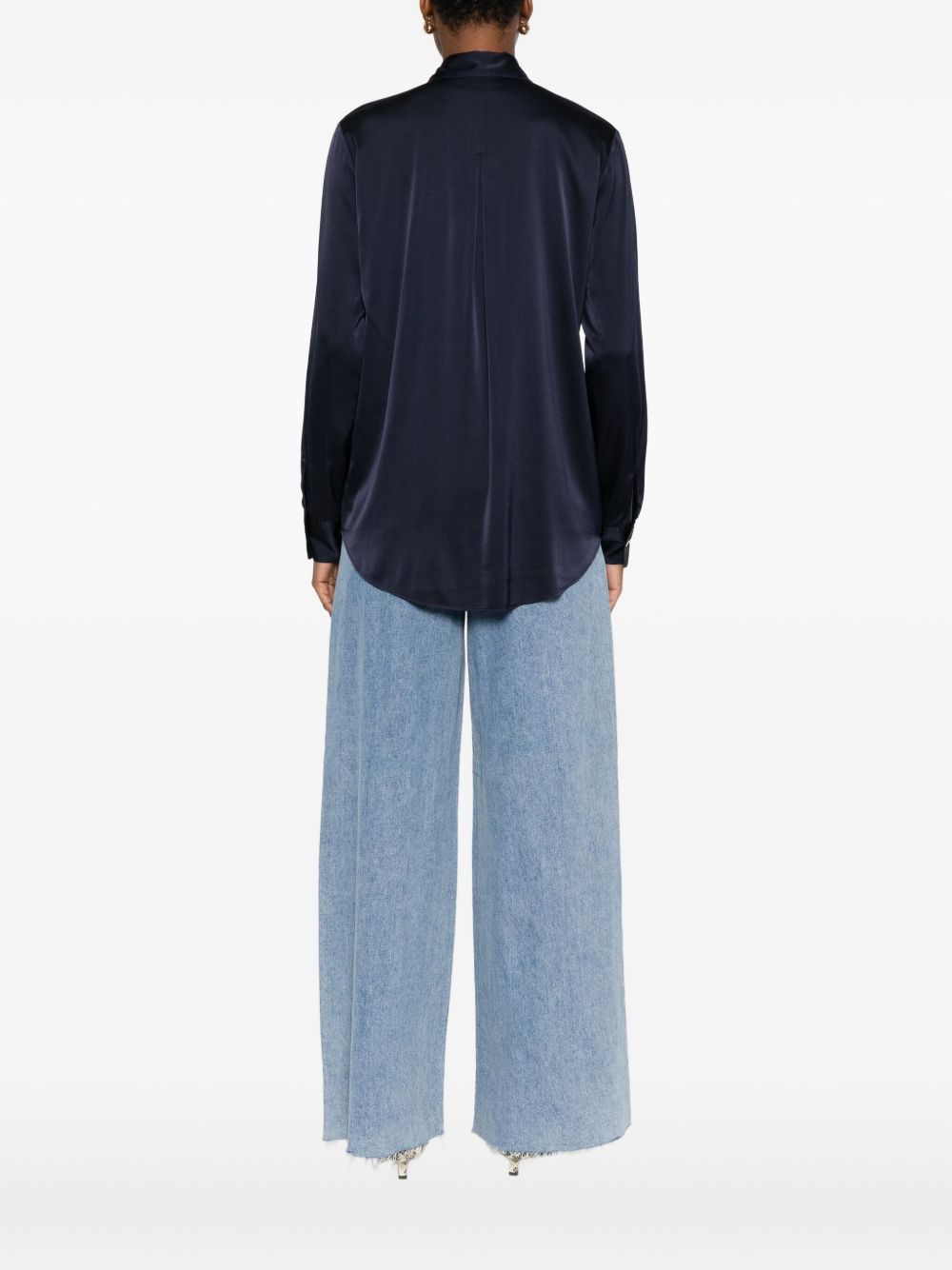 Forte Forte Silk Shirt - Blue