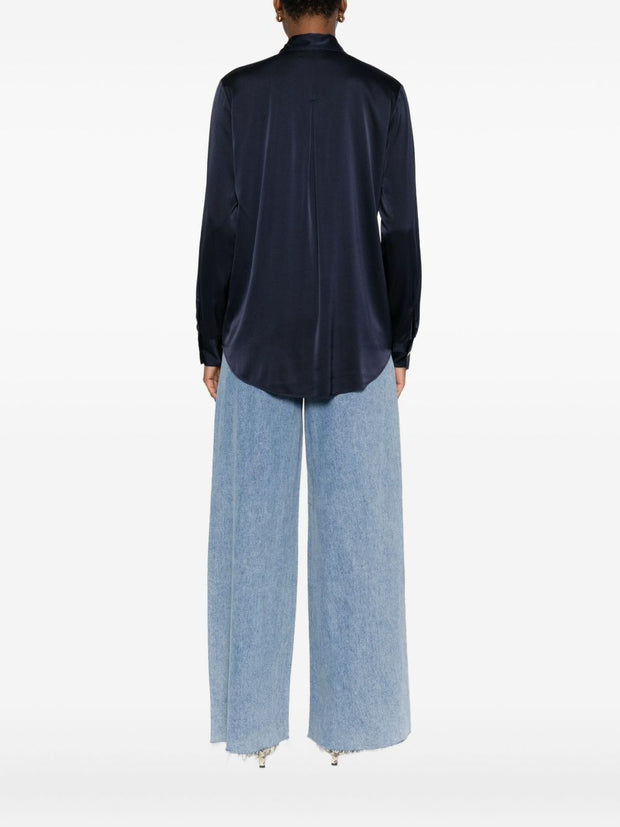 Forte Forte Silk Shirt - Blue