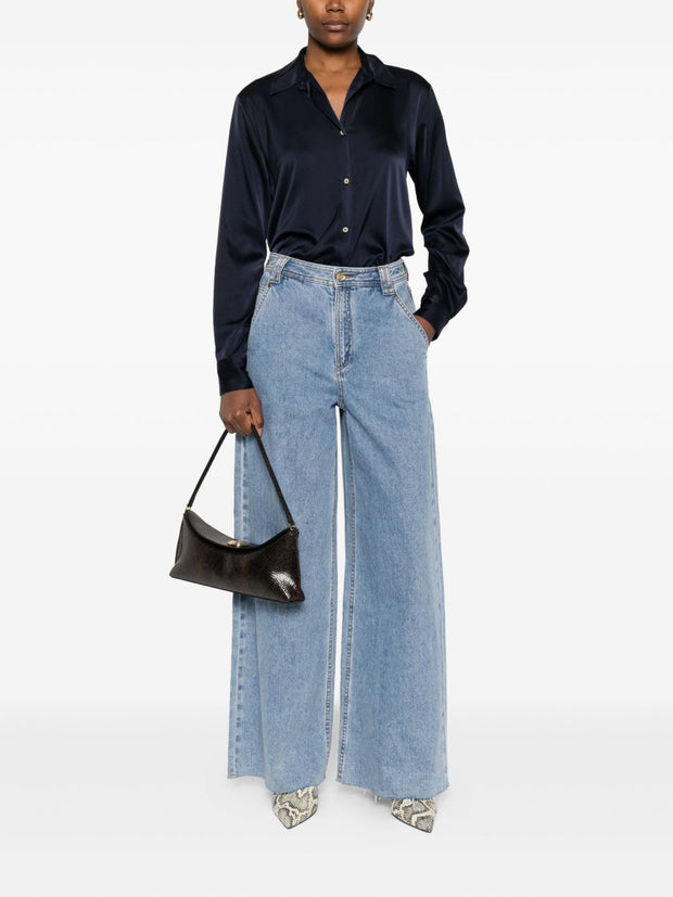 Forte Forte Silk Shirt - Blue