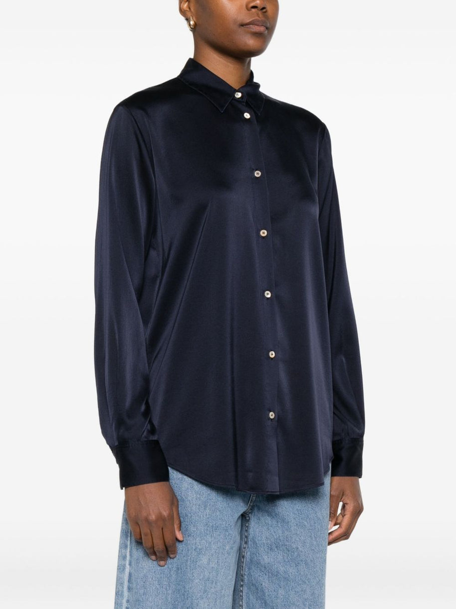 Forte Forte Silk Shirt - Blue