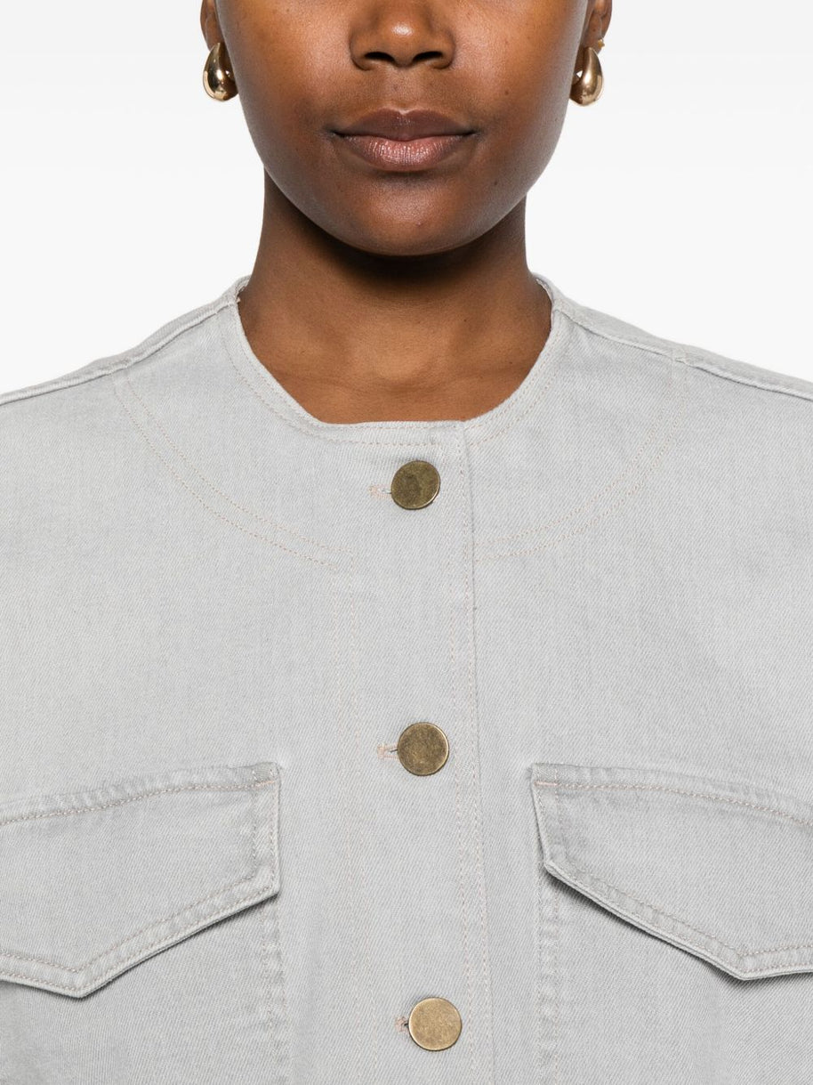 Forte Forte Denim Cotton Overshirt - Grey