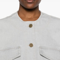 Forte Forte Denim Cotton Overshirt - Grey