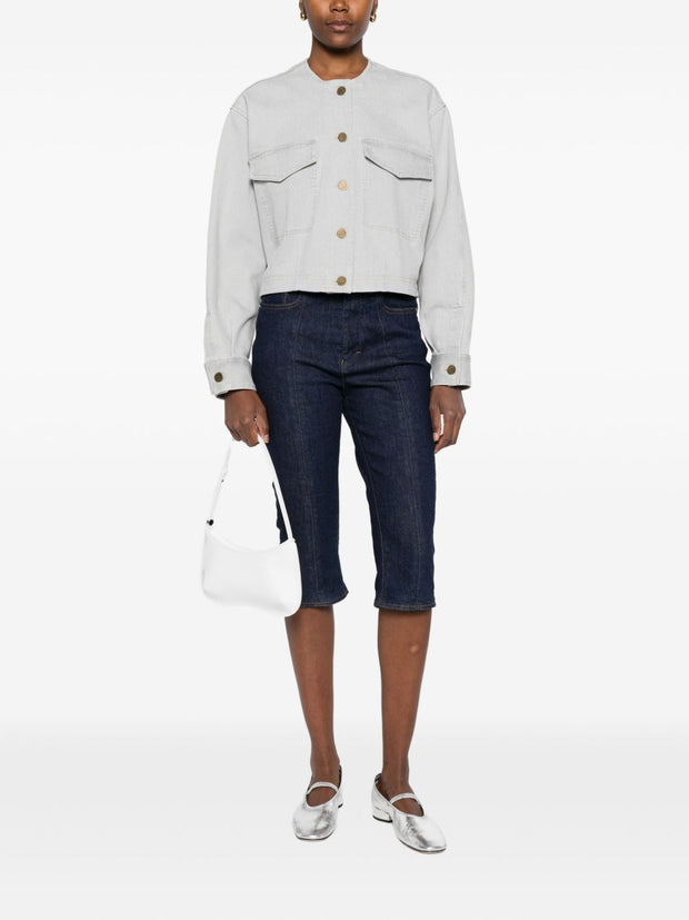 Forte Forte Denim Cotton Overshirt - Grey