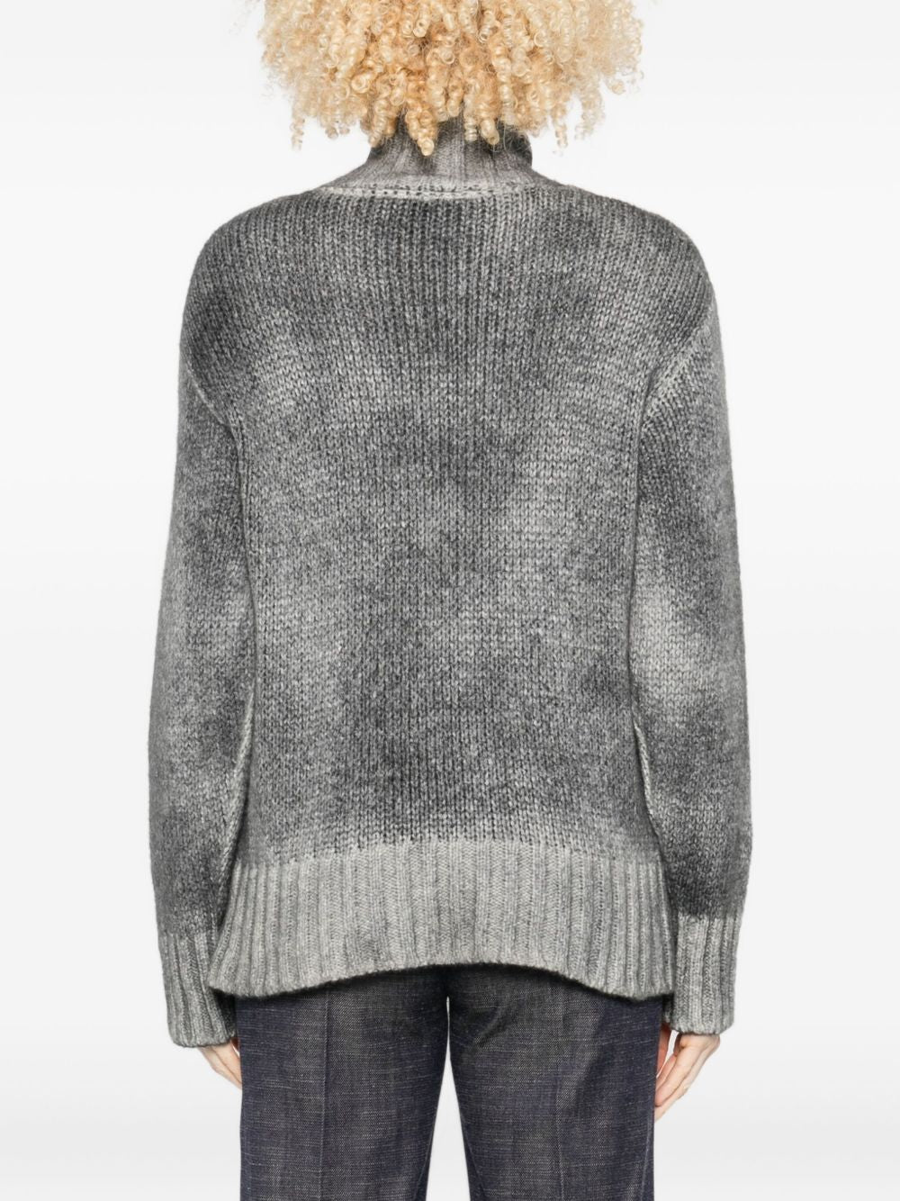 Avant Toi Cashmere Turtle-neck Sweater - Grey