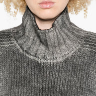 Avant Toi Cashmere Turtle-neck Sweater - Grey