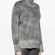 Avant Toi Cashmere Turtle-neck Sweater - Grey