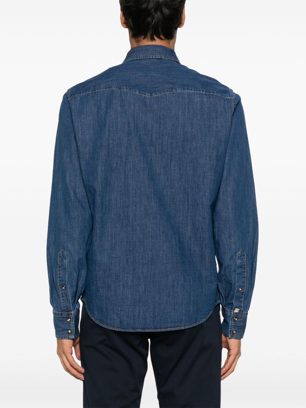 Jacob Cohen Cotton Denim Shirt - Blue